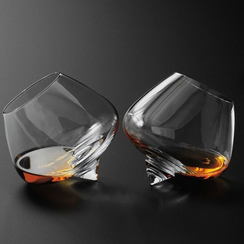 Wide Belly Whiskey Glass